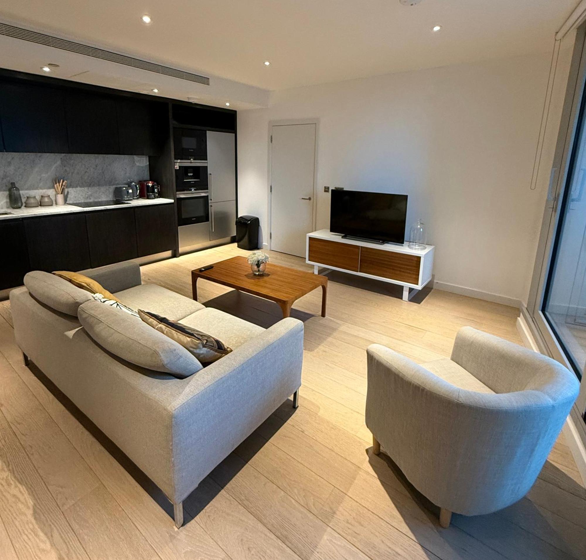 Luxury Modern 2 Bed Flat With Balcony And City View - Canary Wharf City Center Londýn Exteriér fotografie